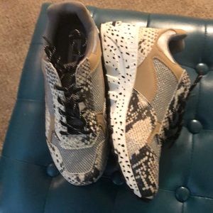 Steve Madden ladies snake skin printed shoes.6.5